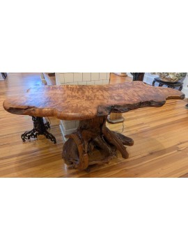 Console/ Sofa table Figured Redwood